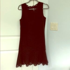 Loft little black dress cutout